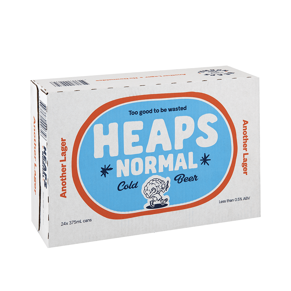 Heaps Normal Another Lager Non-Alcoholic 375ml - Heaps Normal - Craftzero