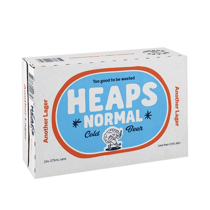 Heaps Normal Another Lager Non-Alcoholic 375ml - Heaps Normal - Craftzero
