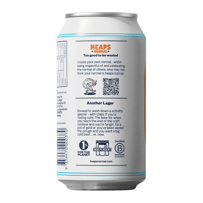 Heaps Normal Another Lager Non-Alcoholic 375ml - Heaps Normal - Craftzero