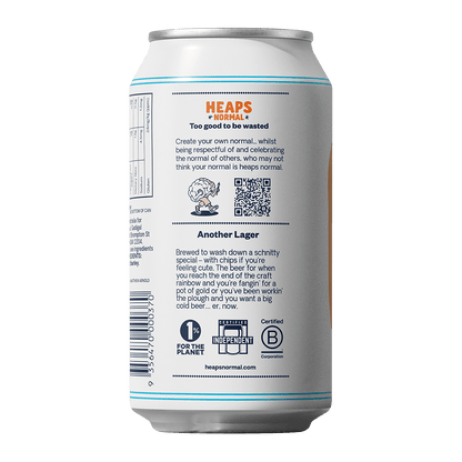 Heaps Normal Another Lager Non-Alcoholic 375ml - Heaps Normal - Craftzero