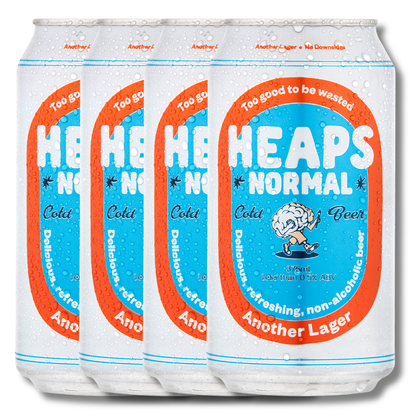 Heaps Normal Another Lager Non-Alcoholic 375ml - Heaps Normal - Craftzero