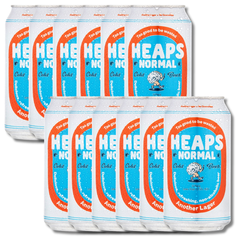 Heaps Normal Another Lager Non-Alcoholic 375ml - Heaps Normal - Craftzero