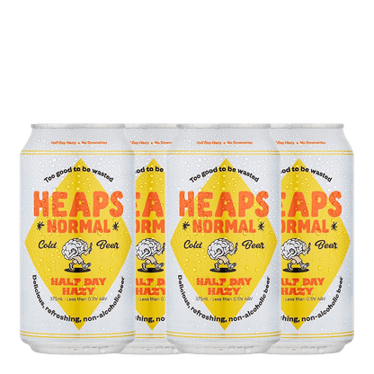 Heaps Normal Half Day Hazy Alcohol Free Beer 375mL - Heaps Normal - Craftzero