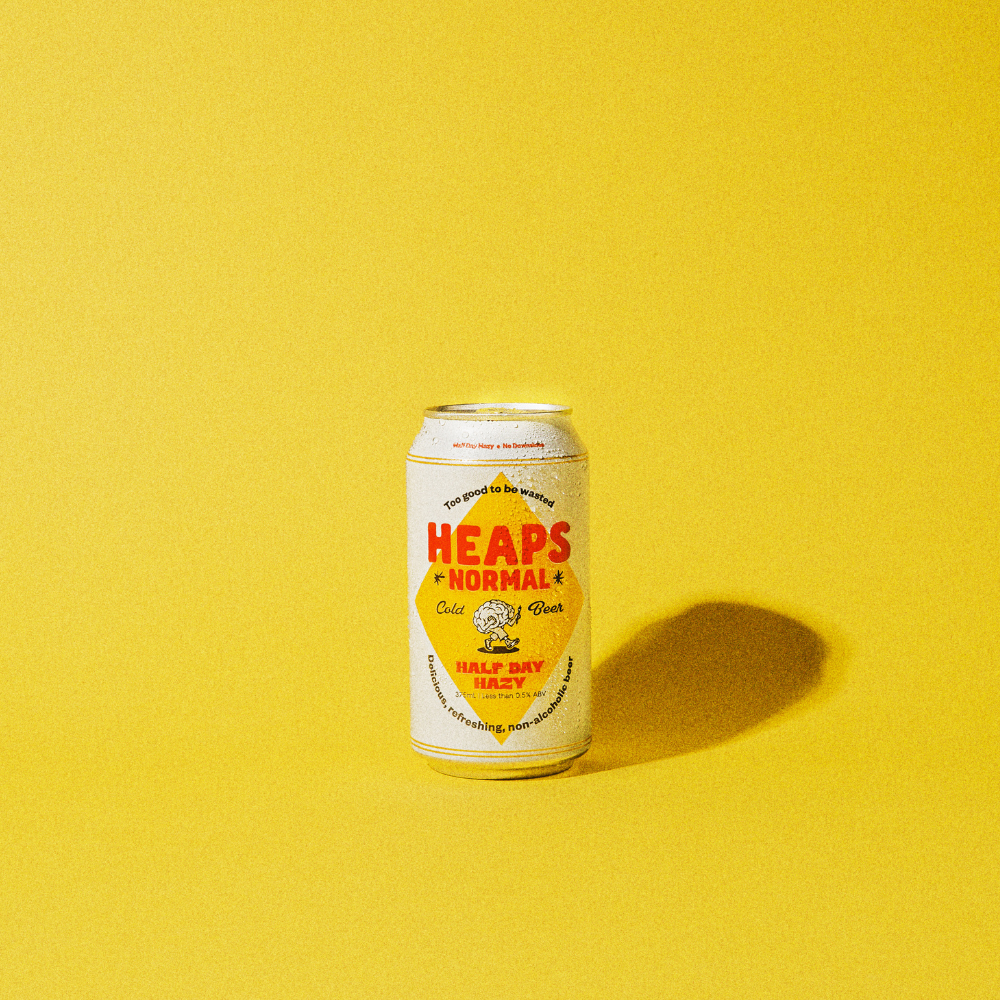 Heaps Normal Half Day Hazy Alcohol Free Beer 375ml - Heaps Normal - Craftzero