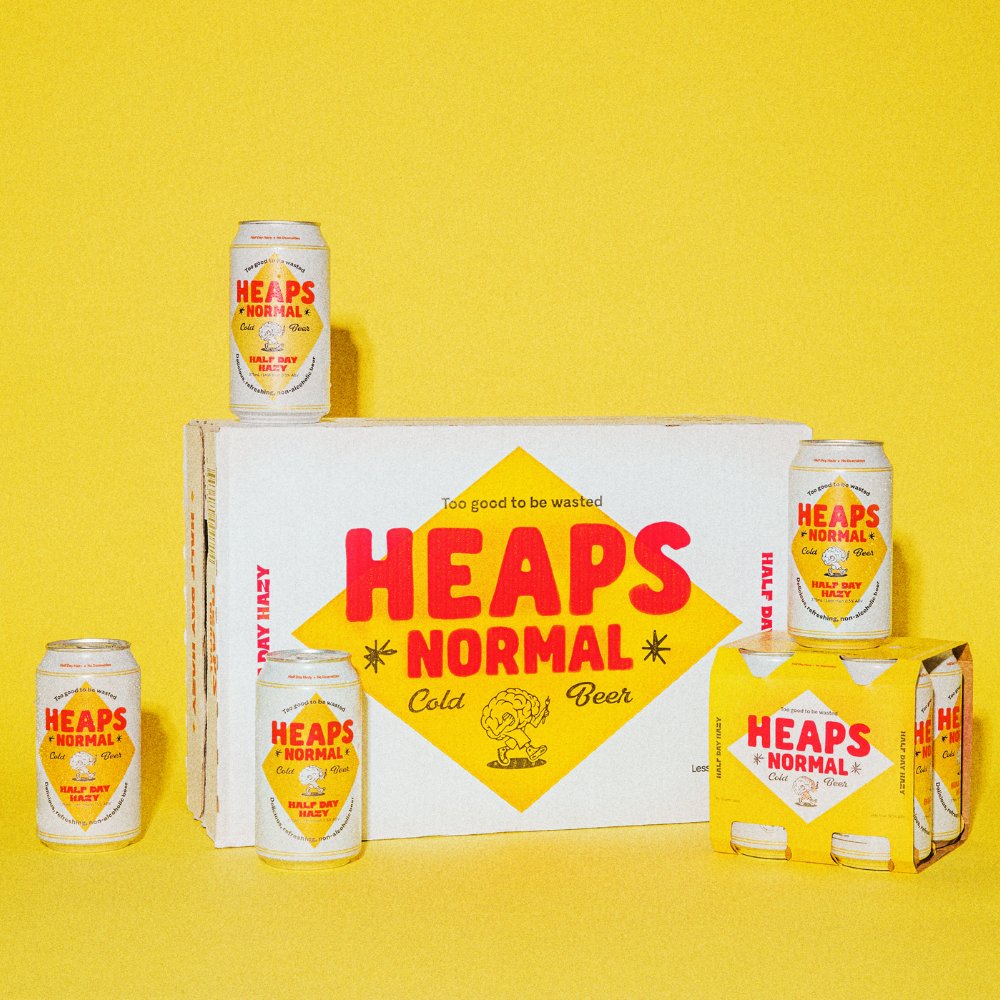 Heaps Normal Half Day Hazy Alcohol Free Beer 375ml - Heaps Normal - Craftzero
