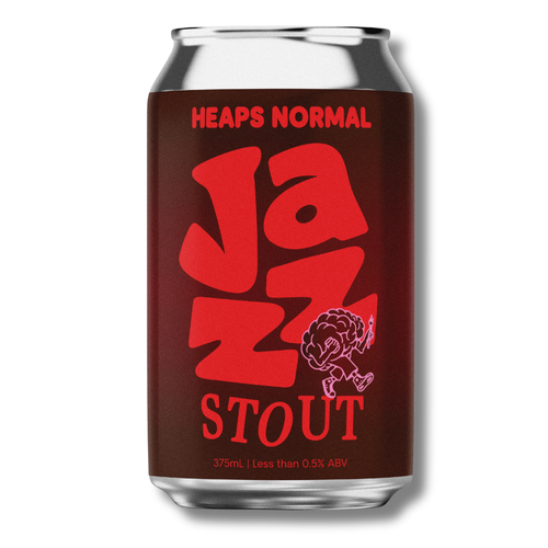 Heaps Normal Non-Alcoholic Jazz Stout 375ml