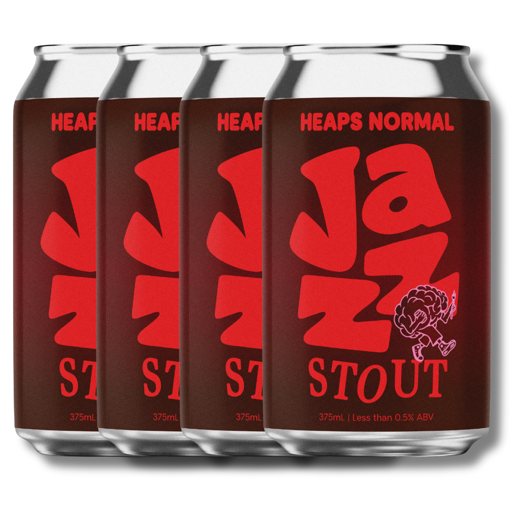 Heaps Normal Non-Alcoholic Jazz Stout 375ml