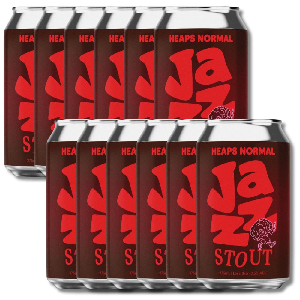 Heaps Normal Non-Alcoholic Jazz Stout 375ml - Heaps Normal - Craftzero