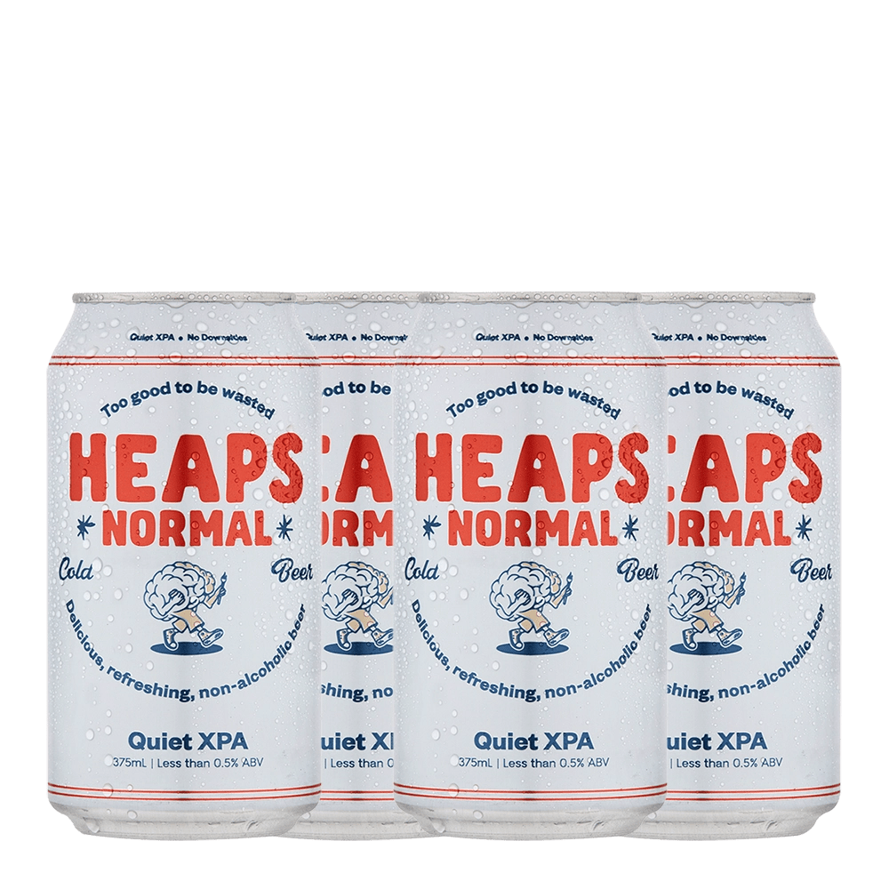 Heaps Normal Quiet XPA Non-Alcoholic Beer 375ml - Heaps Normal - Craftzero