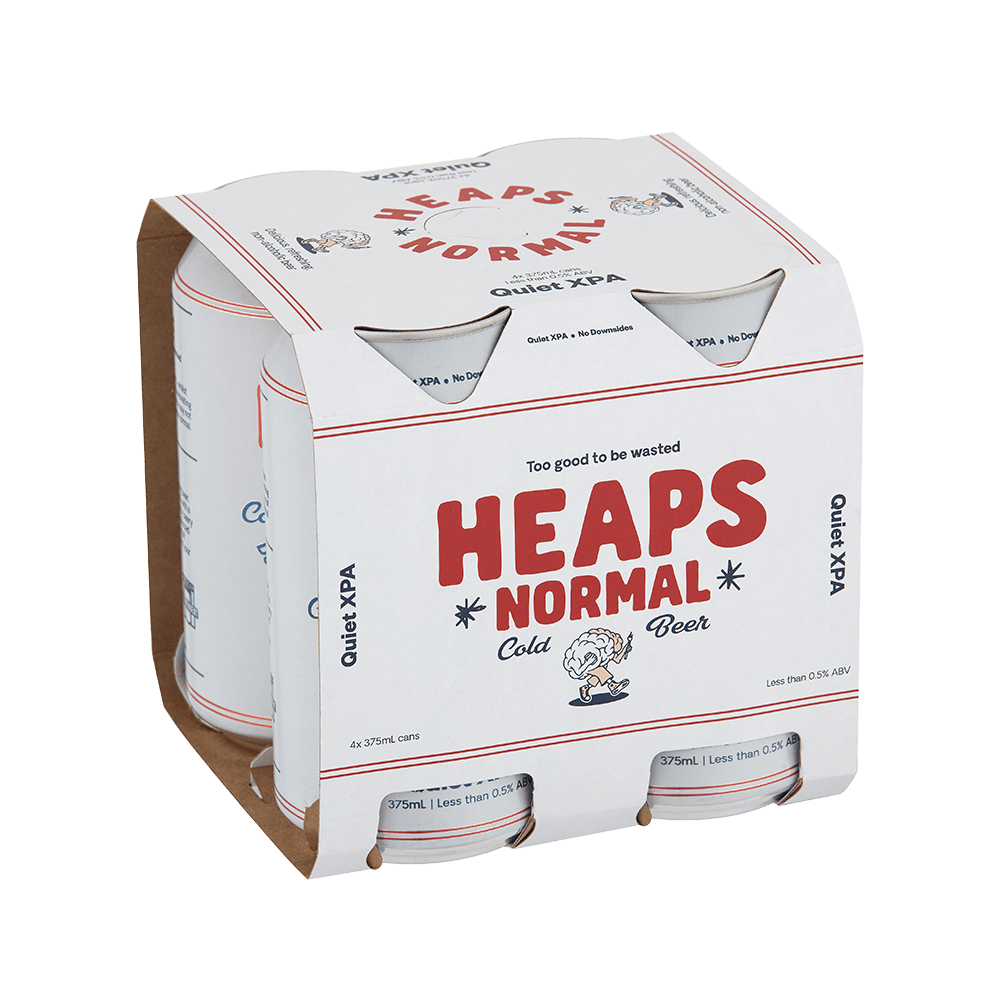 Heaps Normal Quiet XPA Non-Alcoholic Beer 375ml - Heaps Normal - Craftzero