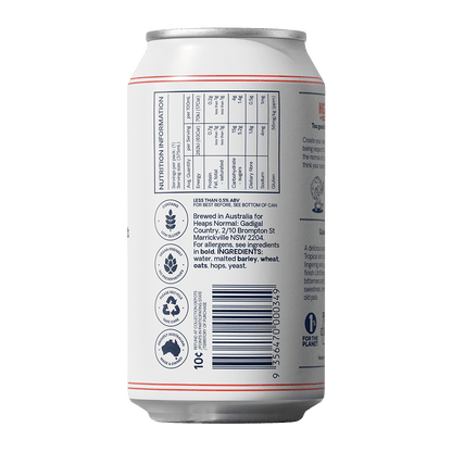 Heaps Normal Quiet XPA Non-Alcoholic Beer 375ml - Heaps Normal - Craftzero