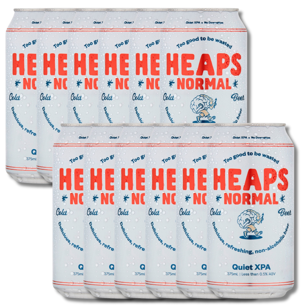 Heaps Normal Quiet XPA Non-Alcoholic Beer 375ml - Heaps Normal - Craftzero