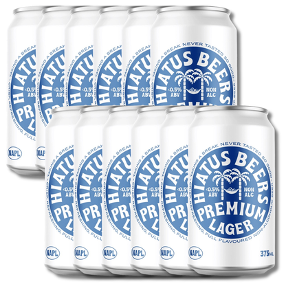 Hiatus Non-Alcoholic Premium Lager 375ml