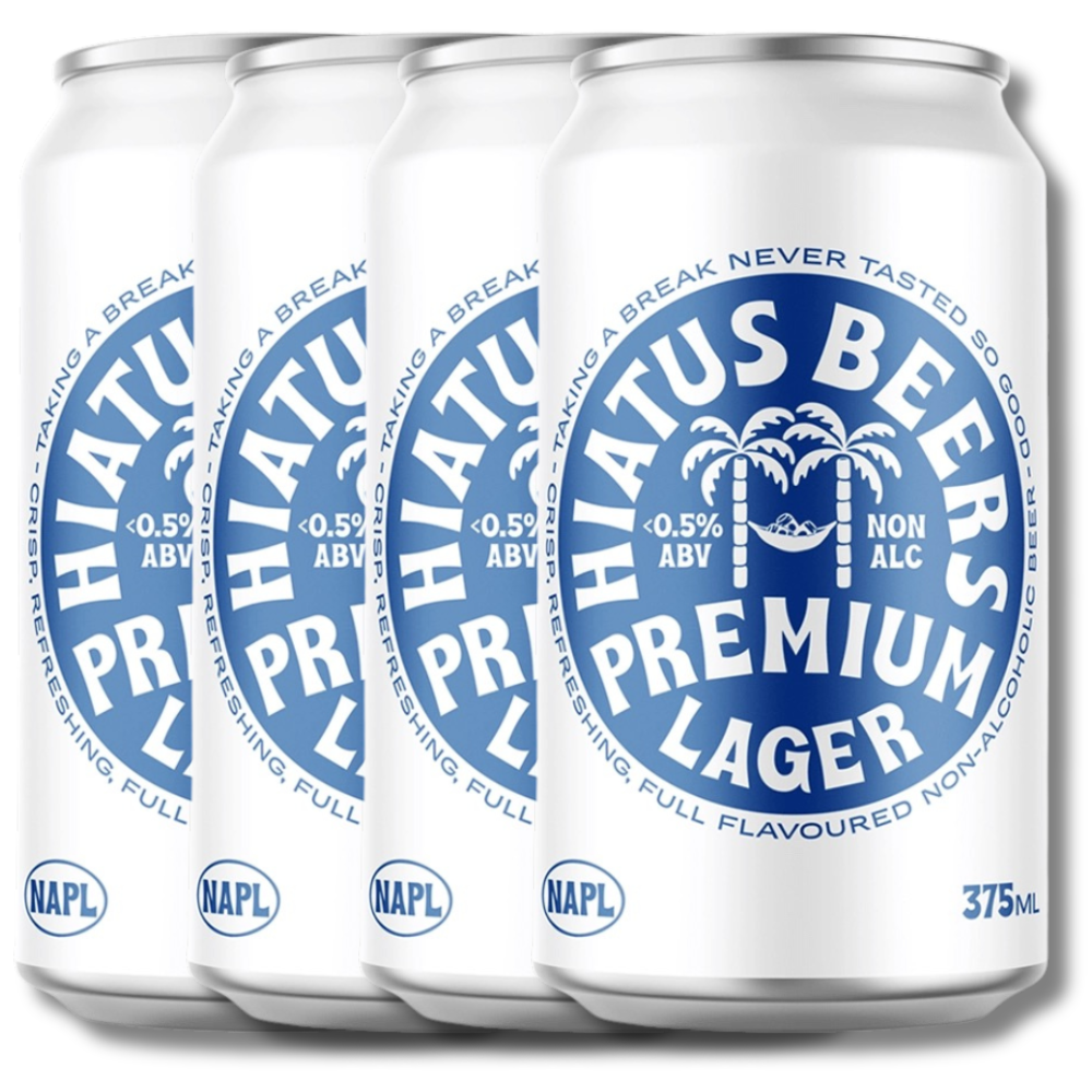 Hiatus Non-Alcoholic Premium Lager 375ml