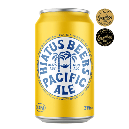 Hiatus Beers Non-Alcoholic Pacific Ale 375mL - Hiatus Beers - Craftzero