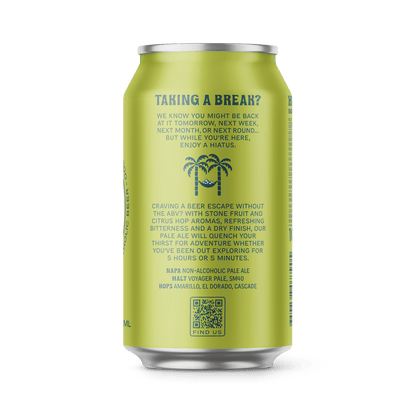 Hiatus Beers Non-Alcoholic Pale Ale 375ml - Hiatus Beers - Craftzero