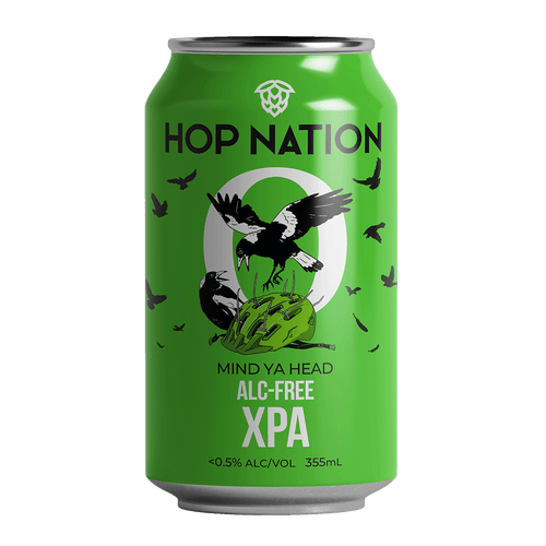 Hop Nation Mind Ya Head Non-Alcoholic XPA 355ml - Hop Nation Brewing Co. - Craftzero