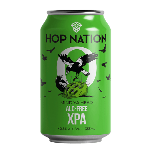 Hop Nation Mind Ya Head Non-Alcoholic XPA 355ml - Hop Nation Brewing Co. - Craftzero