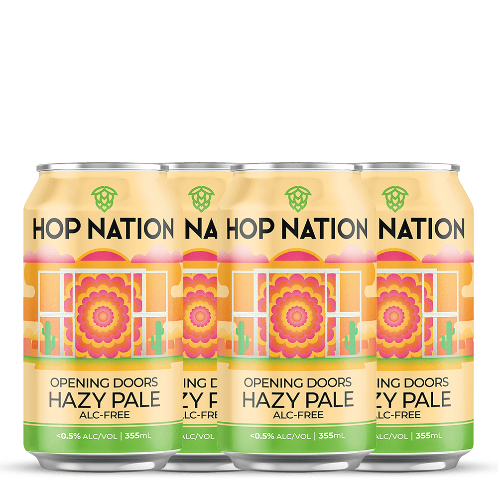 Hop Nation Opening Doors Hazy Pale Ale 330mL - Hop Nation Brewing Co. - Craftzero