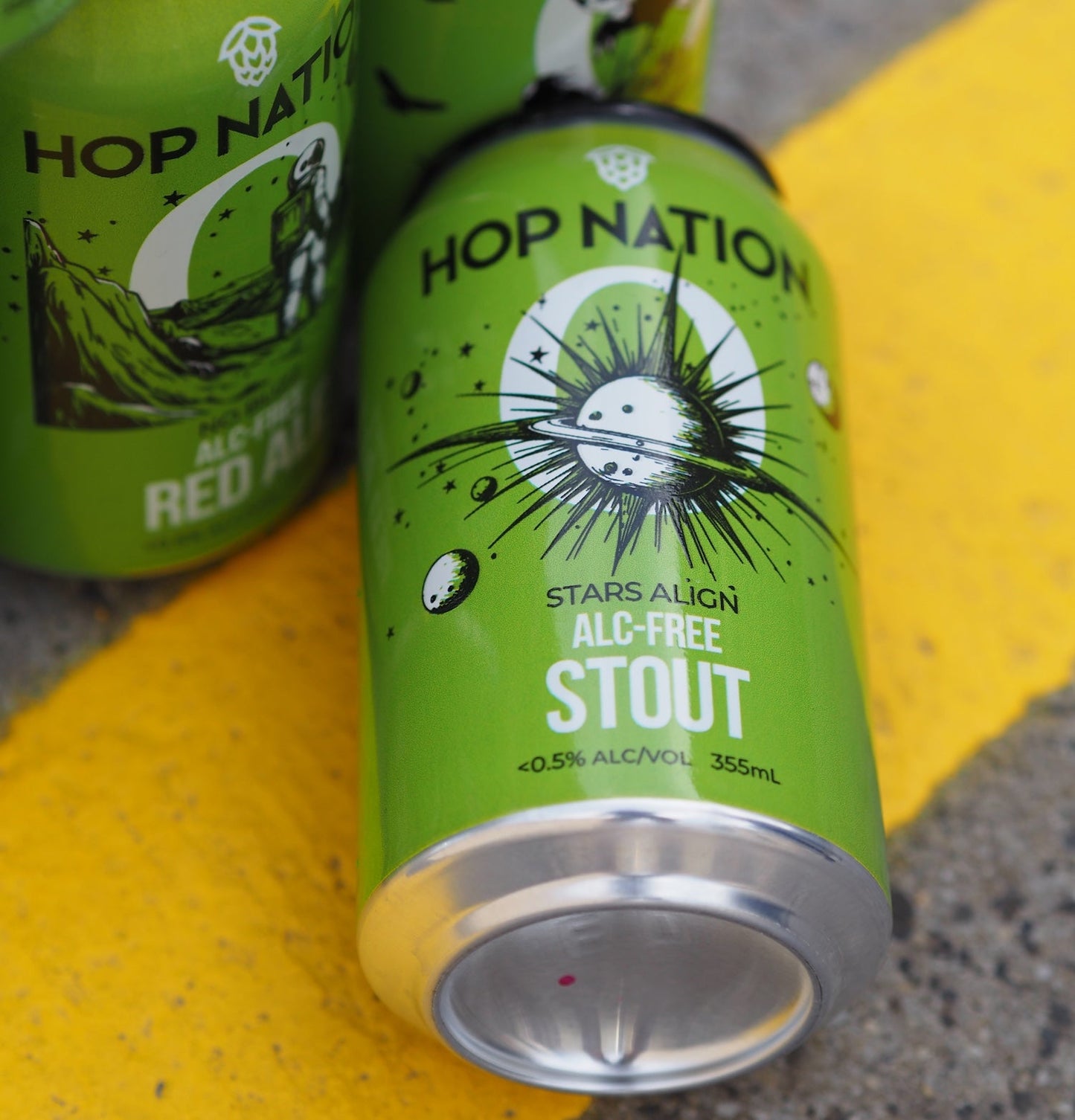 Hop Nation Stars Align Non-Alc Stout 355ml - Hop Nation Brewing Co. - Craftzero