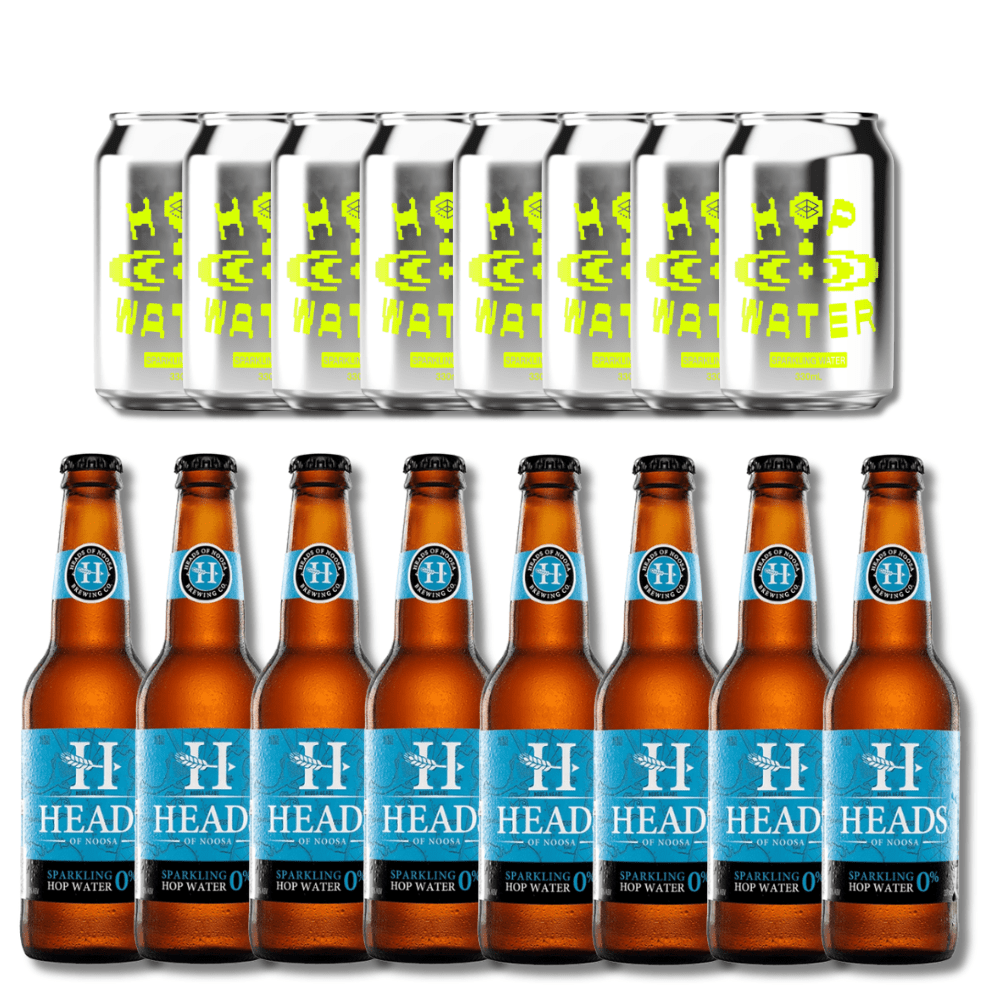 Hop Water Haven Sparkling Water Duo (16) - Noosa Heads + Range Brewing - Craftzero - Craftzero