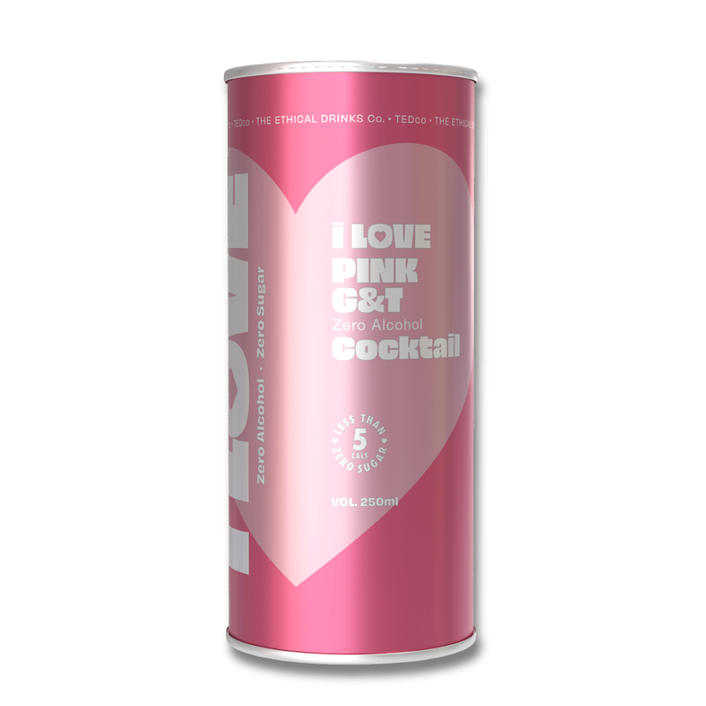 I Love Non-Alc Pink G&T Cocktail 250ml - I Love - Craftzero