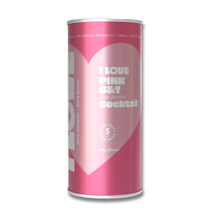 I Love Non-Alc Pink G&T Cocktail 250ml - I Love - Craftzero