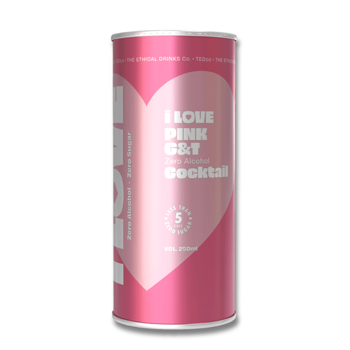 I Love Non-Alc Pink G&T Cocktail 250ml - I Love - Craftzero