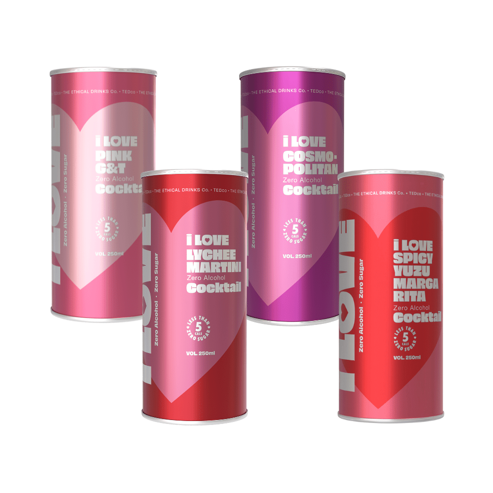 I Love Pretty in Pink Alc-Free RTD (16 Pack Bundle) - I Love - Craftzero