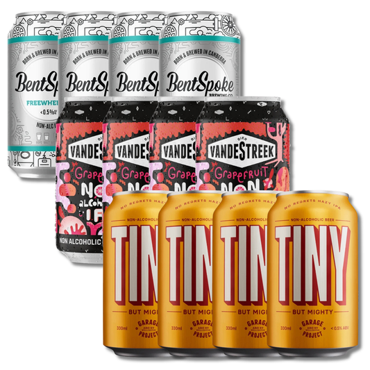Hop Heaven Alcohol-Free IPA Sampler: Garage Project, Vandestreek & Bentspoke