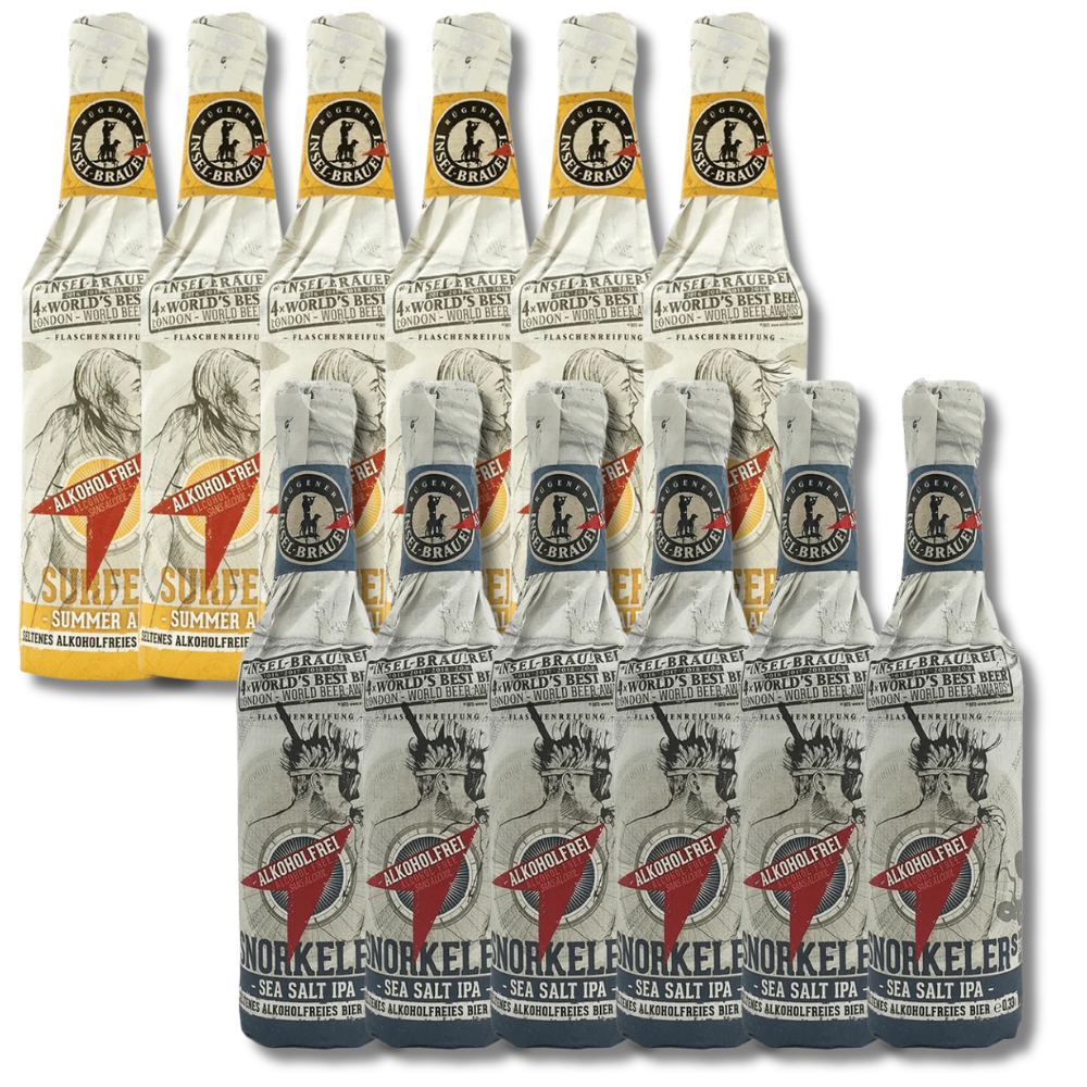 Insel-Brauerei Non-Alcoholic Surfer’s & Snorkeler’s Duo 330ml (12 Pack) - Insel-Brauerei - Craftzero
