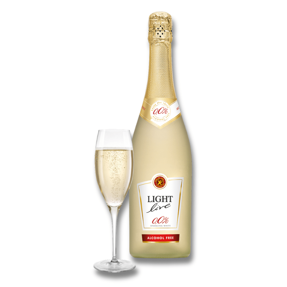 LIGHT Live Sparkling White 0.0% 750ml - LIGHT live - Craftzero