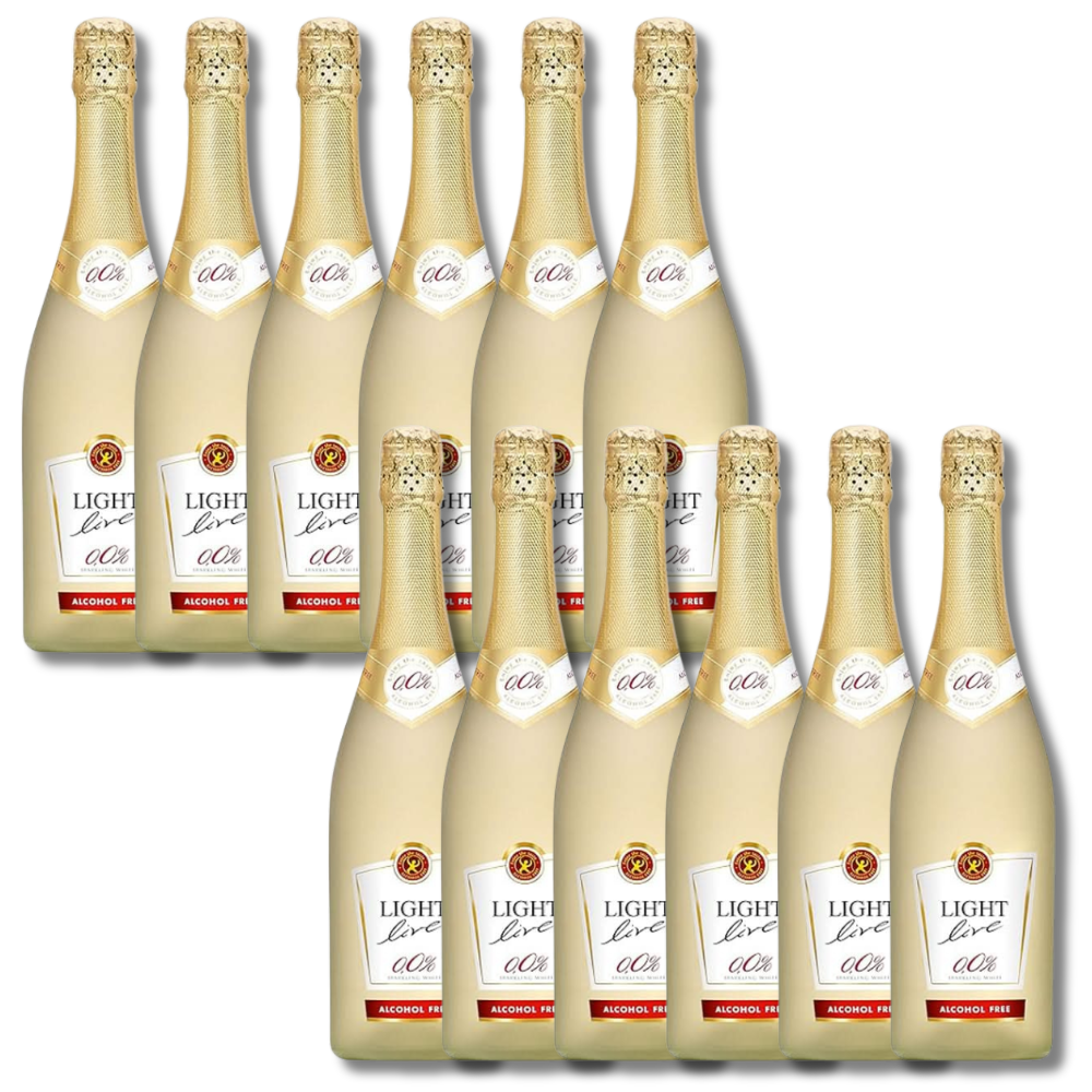 LIGHT Live Sparkling White 0.0% 750ml - LIGHT live - Craftzero