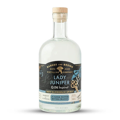 Barnes And Brown Lady Juniper Non-Alcoholic Gin 700mL - Barnes & Brown - Craftzero