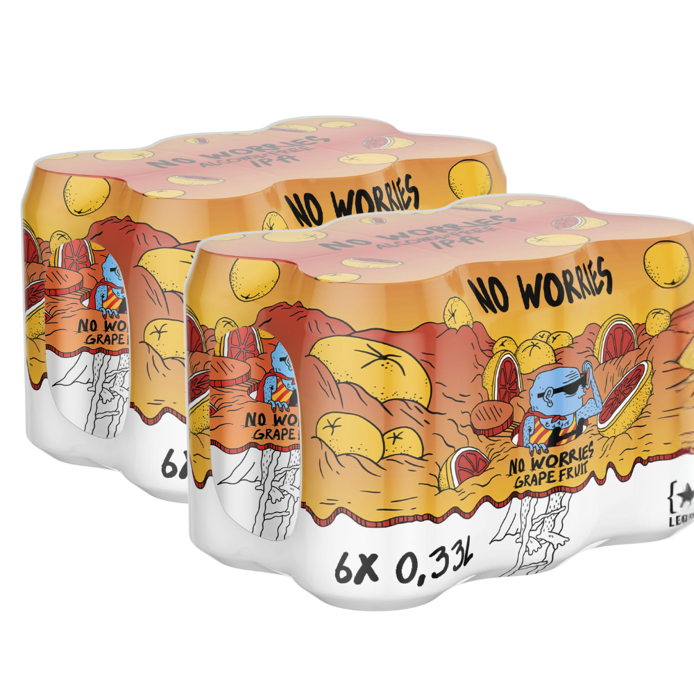 Lervig No Worries Alcohol-Free Beer Grapefruit 330ml - Lervig - Craftzero
