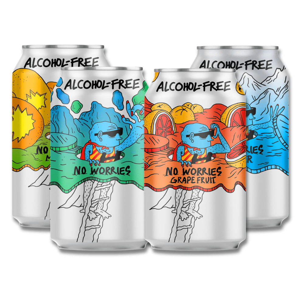 Lervig No Worries Alcohol-Free Bundle Slab (24 Pack) - Lervig - Craftzero