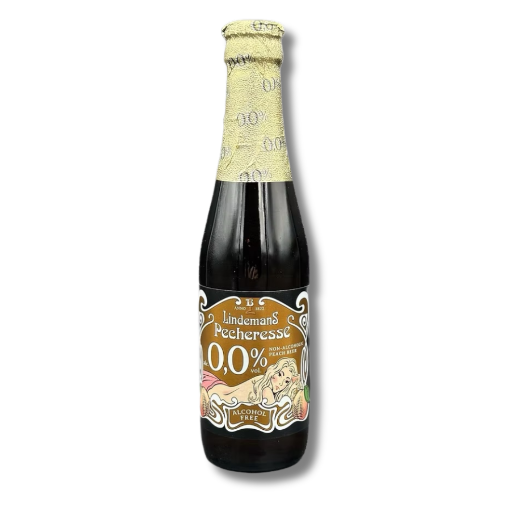 Lindemans Pecheresse Alcohol Free Peach Fruit Beer 250ml - Lindemans Brewery - Craftzero