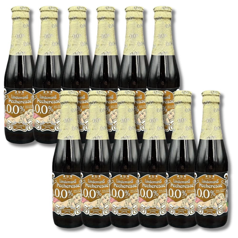 Lindemans Pecheresse Alcohol Free Peach Fruit Beer 250ml - Lindemans Brewery - Craftzero