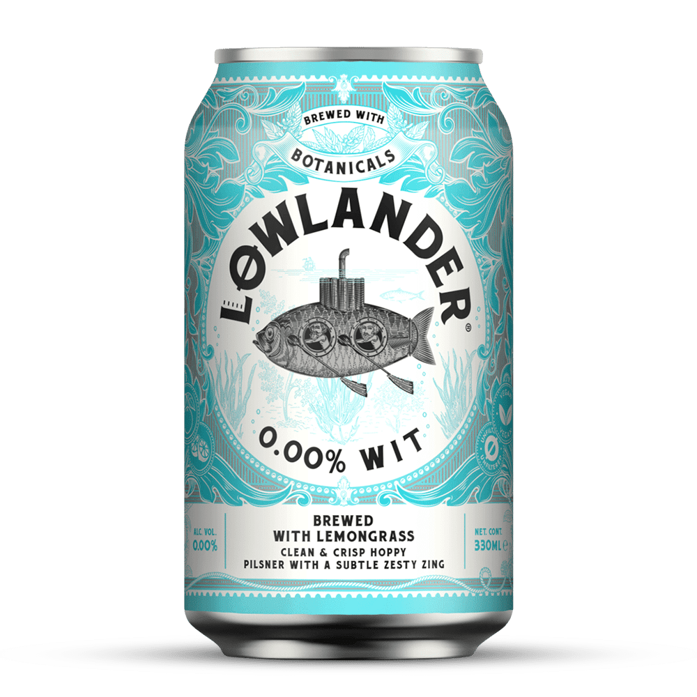 Lowlander Wit 0.00% 330mL - Lowlander Beer - Craftzero