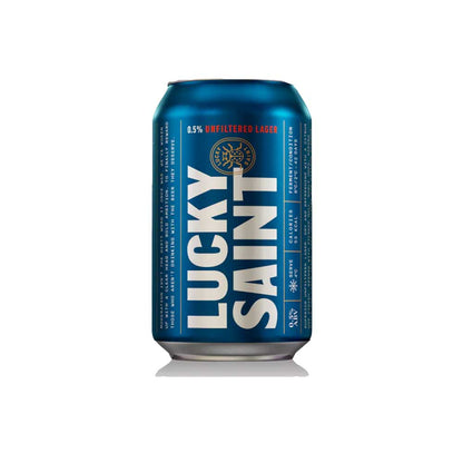 Lucky Saint Unfiltered Lager 330ml - Non Alcoholic Beer - Lucky Saint - Craftzero
