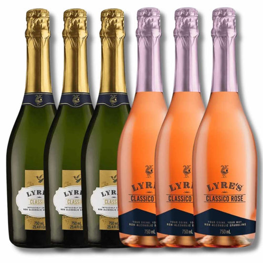 Lyre's Non-Alcoholic Classico Sparkling Duo - Rosé & Prosecco (6 x 750ml) - Lyres - Craftzero