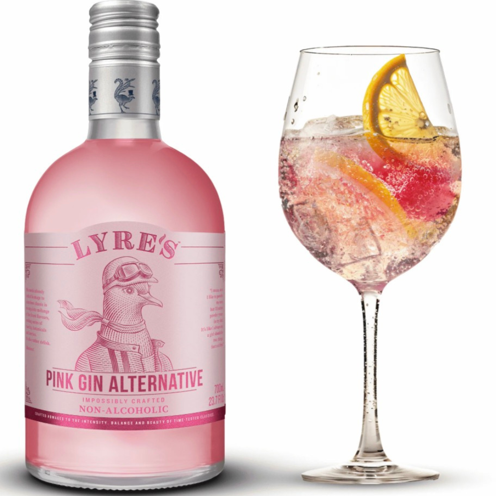 Lyre's Pink Gin Alternative Alcohol Free Spirit 700ml - Lyres - Craftzero