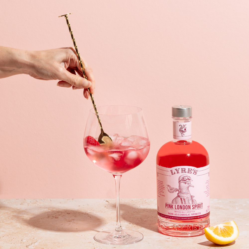Lyre's Pink Gin Alternative Alcohol Free Spirit 700ml - Lyres - Craftzero