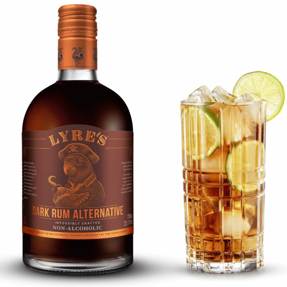 Lyre's Dark Rum Alternative Alcohol Free Spirit 700ml - Lyres - Craftzero