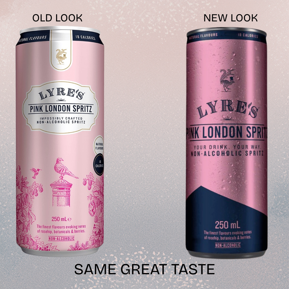 Lyre's Non-Alcoholic RTD Pink London Spritz 250ml - Lyres - Craftzero