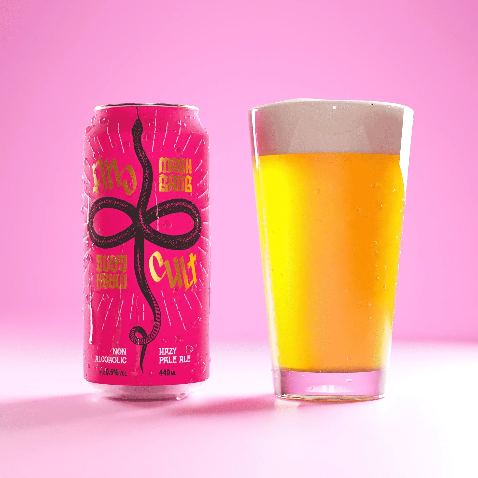 Mash Gang Cult - Non Alcoholic Hazy Pale Ale 440ml - Mash Gang - Craftzero
