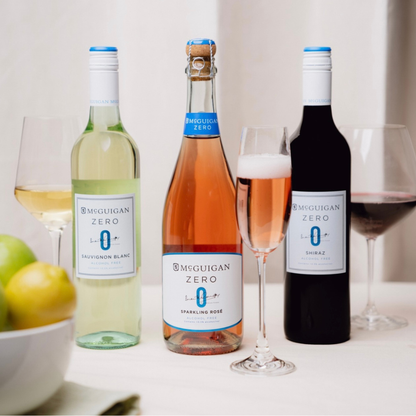 McGuigan Zero Non Alcoholic Wine Bundle 750ml x 12 - McGuigan Wines - Craftzero