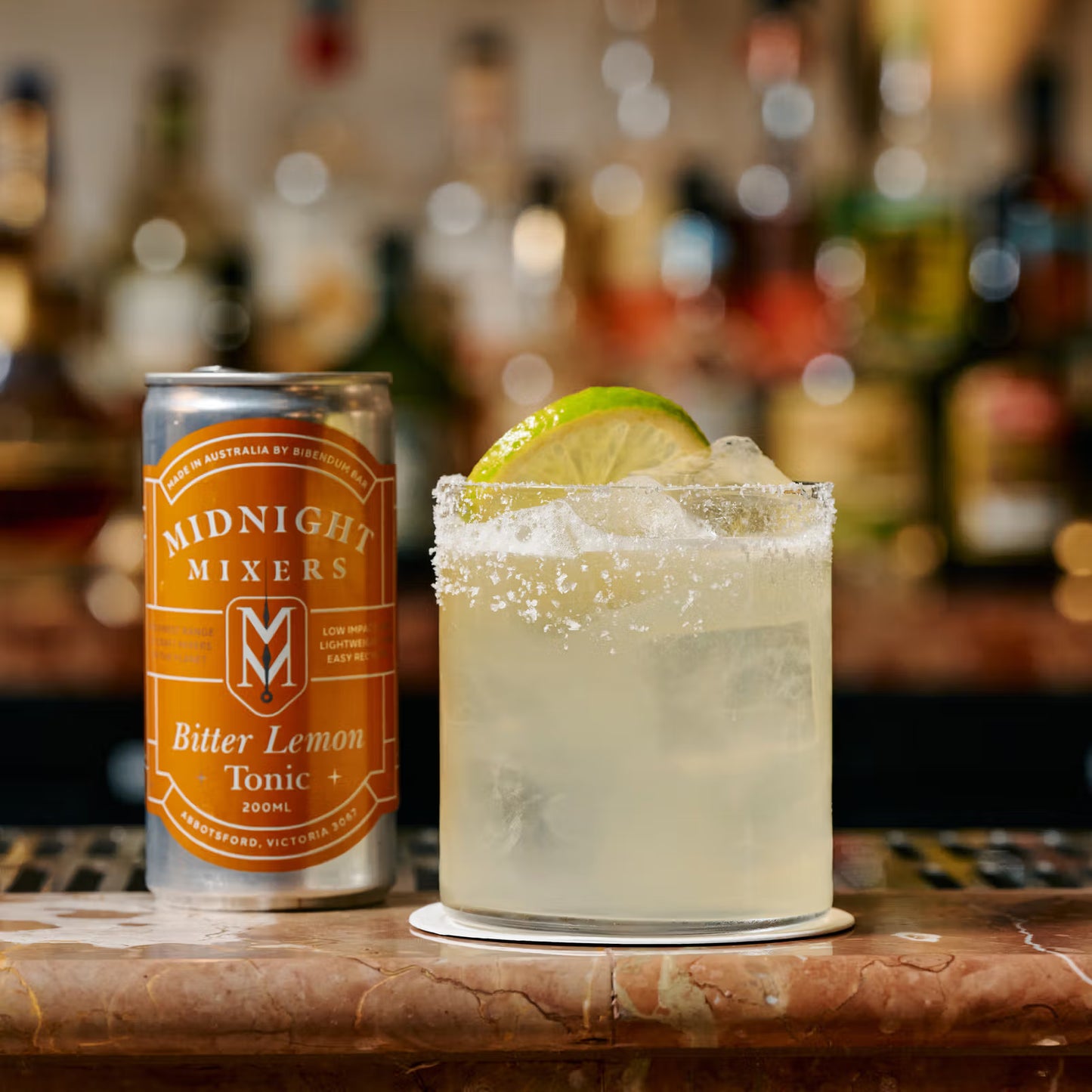 Midnight Mixers Bitter Lemon Tonic 200ml - Midnight Mixers - Craftzero