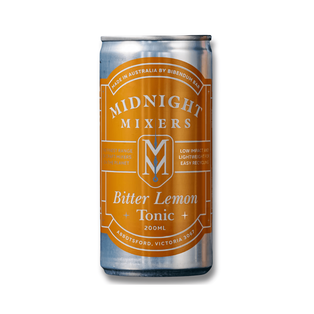 Midnight Mixers Bitter Lemon Tonic 200ml - Midnight Mixers - Craftzero