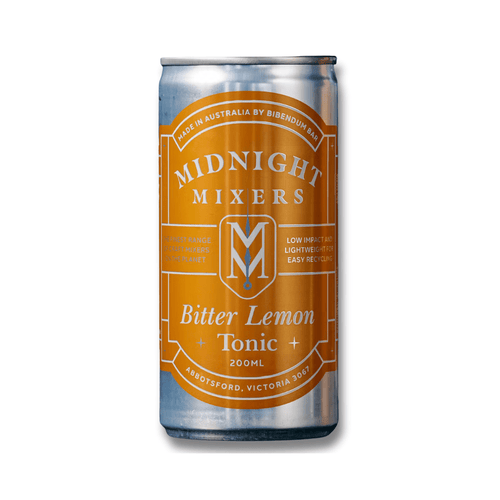 Midnight Mixers Bitter Lemon Tonic 200ml - Midnight Mixers - Craftzero